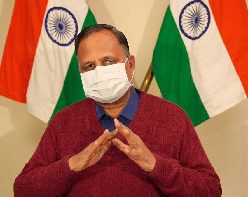 कोरोना के मामले घट रहे हैं, तीन दिनों से नए संक्रमितों की संख्या भी हो रही है कम: सत्येंद्र जैन कोरोना के मामले घट रहे हैं, तीन दिनों से नए संक्रमितों की संख्या भी हो रही है कम: सत्येंद्र जैन
